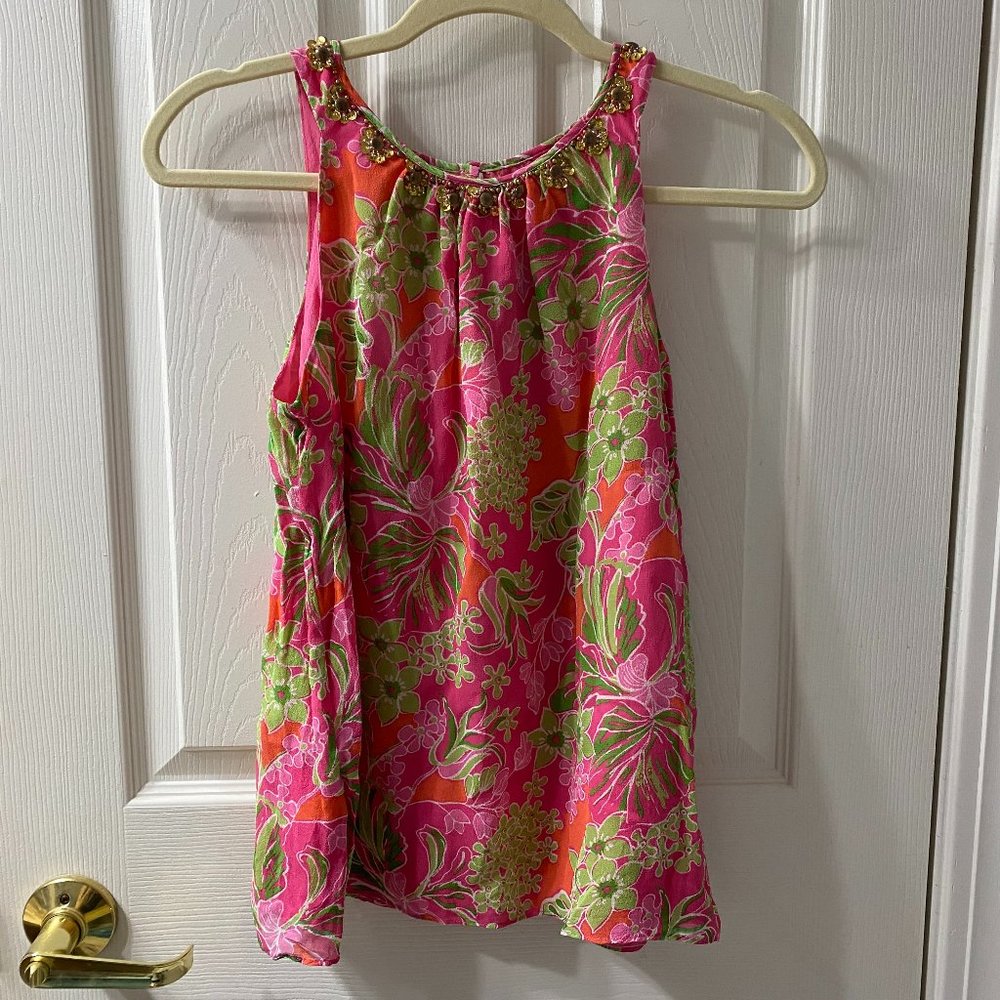 LP Jubilee sleeveless top in Luscious Daiquiri